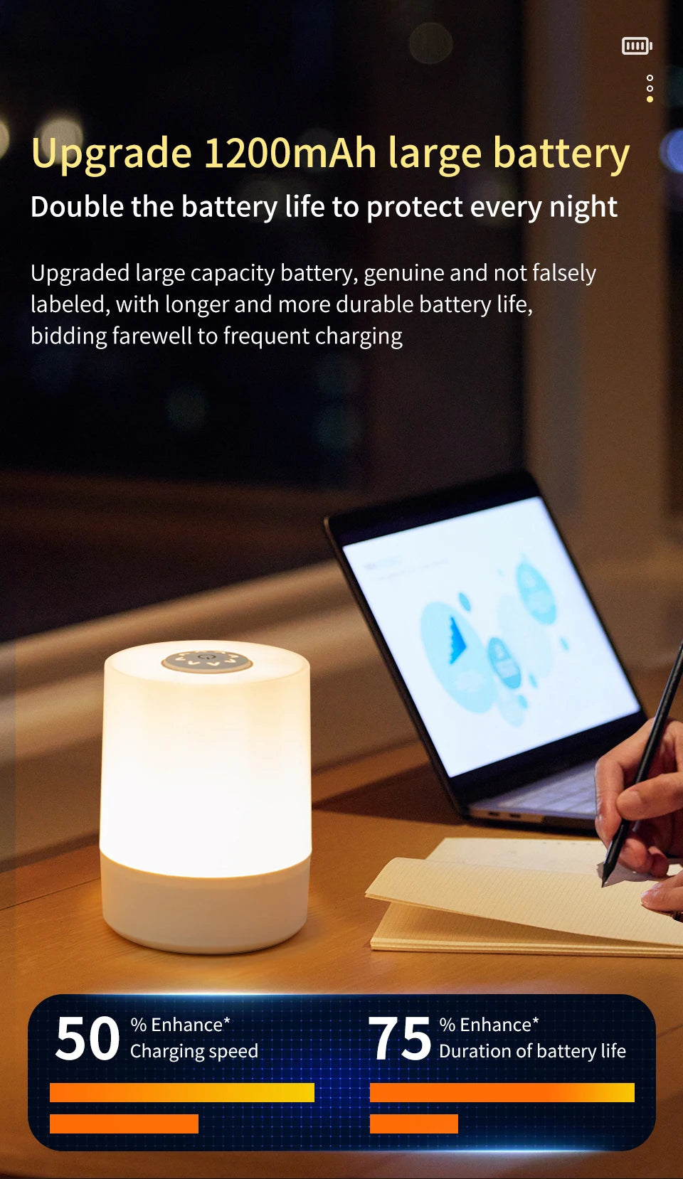 Touch Night Lamp USB LED